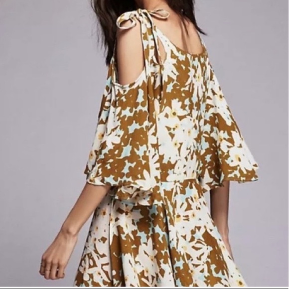 Free People One Lucina boho floral mini Dress size small - Picture 2 of 11